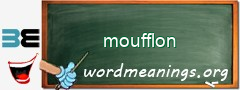 WordMeaning blackboard for moufflon